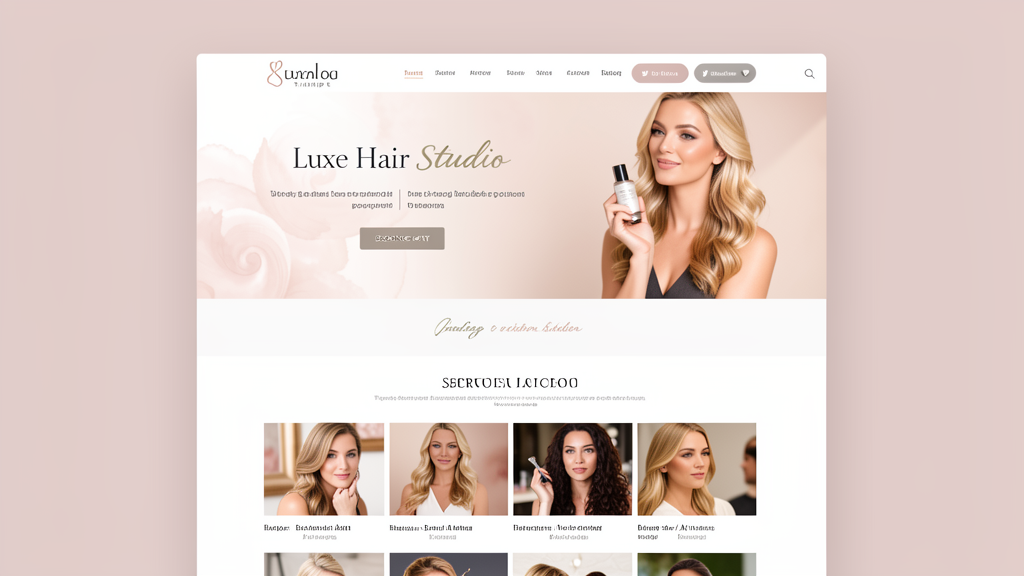 Luxe Hair Studio — Beauty Website